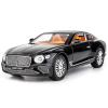 WAKAKAC Compatible for 1/24 Bentley Continental GT Model Car Alloy Diecast Toy Car Collectible Pull Back Toy Vehicles with Sound and Light Door Can Be Opened for Girls Boys Gift(Black) view 1