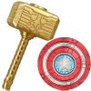 Cool Fidget Spinner, Metal Hand Hammer Fidgit Chain Toy for Kids Adults, Desk Toy Fingertip Gyro Stress Relief Cube for Office, Goody Bag Stocking Stuffer Gift 2 Pack view 1