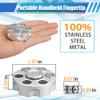 Alloy Metal Fidget Spinner, Cool Handheld Fidgit Cube for Kids Adults, Desk Toy, Christmas Party Supplies Gifts for Classroom Office view 2