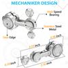 Cool Fidget Spinner Toy for Kids Adults Stress Relieve, Metal Fidget Toy Hand Finger Spinning Gyro, Small Gadget Toy Birthday Gift for Boy Girl, Desk Toy for Anti-Anxiety Keep Clam Focus Boredom view 2