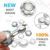 Cool Fidget Spinner Toy for Kids Adults Stress Relieve, Metal Fidget Toy Hand Finger Spinning Gyro, Small Gadget Toy Birthday Gift for Boy Girl, Desk Toy for Anti-Anxiety Keep Clam Focus Boredom view 3