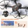 AVIALOGIC Mini Drone with Camera for Kids, Remote Control Helicopter Toys Gifts for Boys Girls, FPV RC Quadcopter with 1080P Live Video Camera, Gravity Control, 3 Batteries, Carrying Bag view 2