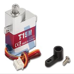 Align T15M Aileron Servo/ T15TM Elevator Servo Suitable for T15 to Increase Micro Helicopter Control Speed, Precision, and Torque Output (T15M Aileron Servo)