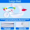 2 Pack Pool Floats for Kids Unicorn Flamingo Swim Ring Kids Pool Floaties Inflatable Swimming Pool Raft Party Water Toys for Age 2-5 Year Toddlers Girls Boys Summer Beach Float view 4