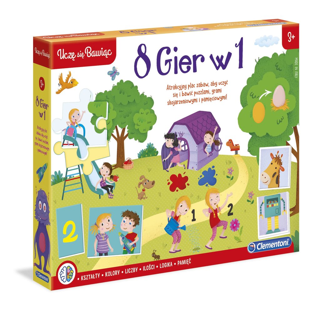 Clementoni Learn, 8 educational games to play