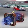 50mm RC Motor Cooling Fan 10000RPM RC Motor Heatsink 8.5V ESC Cooling Fan Heat Dissipation for 1/5th Scale RC Car (Black Orange) view 3