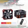 50mm RC Motor Cooling Fan 10000RPM RC Motor Heatsink 8.5V ESC Cooling Fan Heat Dissipation for 1/5th Scale RC Car (Black Orange) view 4