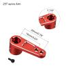 MECCANIXITY Aluminum Alloy 25T Steering Servo Arm Horn Red for DIY RC Car/Boat/Airplane Boat Accessories view 2