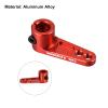 MECCANIXITY Aluminum Alloy 25T Steering Servo Arm Horn Red for DIY RC Car/Boat/Airplane Boat Accessories view 4