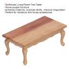 Agatige Miniature Dollhouse Tea Table, 1:12 Dollhouse Wooden Coffee Table Living Room Tea Table Miniature Furniture Model view 4