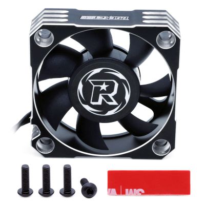 Motor Cooling Fan 50mm RC Motor Heatsink 10000RPM ESC Fan for RC Car 1/5th Scale Car Turck (Black+Silver)