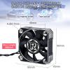 Motor Cooling Fan 50mm RC Motor Heatsink 10000RPM ESC Fan for RC Car 1/5th Scale Car Turck (Black+Silver) view 2