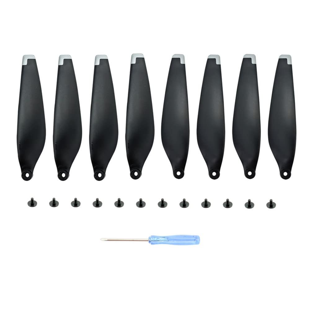 for DJI Mini 3 Pro Drone 2Pairs 6030F Propellers Blade Props Replacement Quieter Flight Powerful Propeller Wing Fans Spare Accessory (Silver Tip)