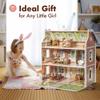 ROBUD Wooden Dollhouse for Kids Girls, Pretend Play Toy Gift for 3 4 5 6 Years Old Girls Boys view 3