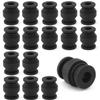 DGHAOP 16pcs Shock Damping Rubber Balls Black Silicone Mount Shock Absorption Balls Anti Vibration Damper Balls view 1