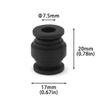 DGHAOP 16pcs Shock Damping Rubber Balls Black Silicone Mount Shock Absorption Balls Anti Vibration Damper Balls view 2