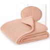 lulumoon Muslin Quilt Blanket, Crib Blanket for Baby and Toddler,47x47 Inches(Pink) view 1