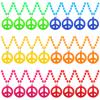 Hicarer Peace Sign Necklace Hippie Jewelry Set Peace Sign Necklaces Costume Hippie Costume for 60s or 70s(24 Pieces) view 1