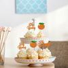 24Pcs Little Cutie Cupcake Toppers Glitter Orange Oh Baby Cupcake Picks Citrus Theme Baby Shower Decorations for Cutie Kids Birthday Party Baby Shower Gender Reveal Fruit Party Supplies view 4