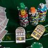 Deekin 12 Pcs Slot Machine Bank Mini Slot Machine Toy with Spin Reels Golden Silver Lucky Bank view 4