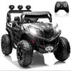 ANPABO 24V Ride on Toys for Big Kids w/Remote Control, 4X75W Motors, Max 4.5MPH, 4WD/2WD Switchable, 4 Shock Absorbers, 19" Spacious Seat, Bluetooth, Electric Car for Kids(White) view 1