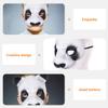 Abaodam Animal Half Face Mask Masquerade Party Cosplay Costume for Women and Men Animal Panda Masks Cosplay Masks Carnival Party Panda Costume Carnival Mask view 4
