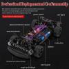 Sakeye RC Drift Car, 1/16 Drifting RC Cars High Speed Fast 4WD Remote Control Car Rechargeable Racing Cars 2.4Ghz with Two Batteries LED Lights Racing for Kids and Adults view 4