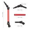 2 Pcs RC Car Drive Shafts,RC Front Rear Drive Shaft CVD for 1/8 4S RC Car Upgrade Parts(Red) view 2