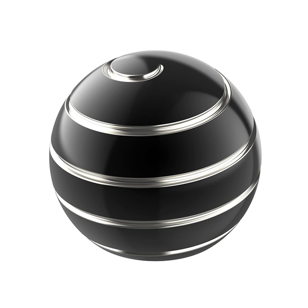 Apqdw Autism Sensory Fidget Toys for Autistic Children, 2.17'' Kinetic Desk Toys, Fidget Toys for Adults, Quite Fidget Toys for Kids 5-7 (55MM, Black A)
