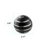 Apqdw Autism Sensory Fidget Toys for Autistic Children, 2.17'' Kinetic Desk Toys, Fidget Toys for Adults, Quite Fidget Toys for Kids 5-7 (55MM, Black A) view 2