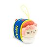 Anirollz Stuffed Animal Plush Keychain - Official SPAM Musubi Plush Toy |Soft, Squishy, Warm, Cute, Comfort, Safe| Pillow with Kitty - Birthday Deco Graduation Gift 4" Kittiroll view 1
