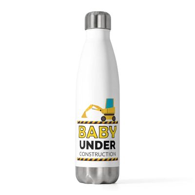 20oz Insulated Bottle Humorous Birth Declaration Newborn Arriving Truck Lover Cute Infant 20oz