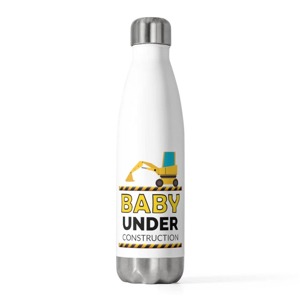 20oz Insulated Bottle Humorous Birth Declaration Newborn Arriving Truck Lover Cute Infant 20oz