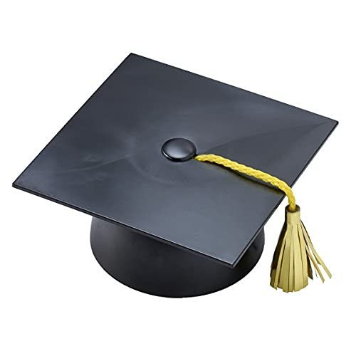 Celebrate Next 2 set- Smooth Grad Hat Layon Cake Topper,2 set 1 Count (Pack of 1)