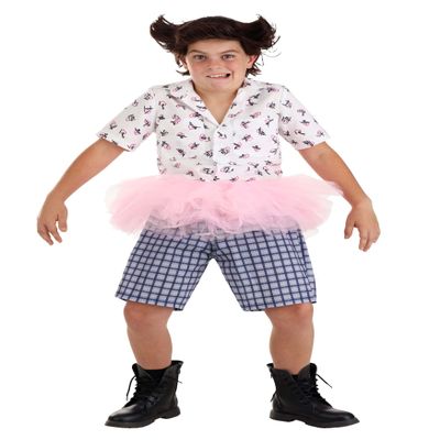 Ace Ventura Pet Detective Kid's Ace Ventura Tutu Costume with Wig, Boys Movie Costume for Halloween and Roleplay X-Large