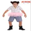Ace Ventura Pet Detective Kid's Ace Ventura Tutu Costume with Wig, Boys Movie Costume for Halloween and Roleplay X-Large view 2