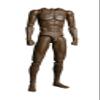 1/6 Scale Male Body, 12inches Flexible Black Skin Male Muscle Fitness Action Figure Body Collection view 1