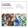 Cabilock Four-tier Clear Plastic Display Stand Figures Detachable Ladder Shelf Organizer Wear-resistant Model Storage Rack for Showcasing Collectibles and Miniatures view 4