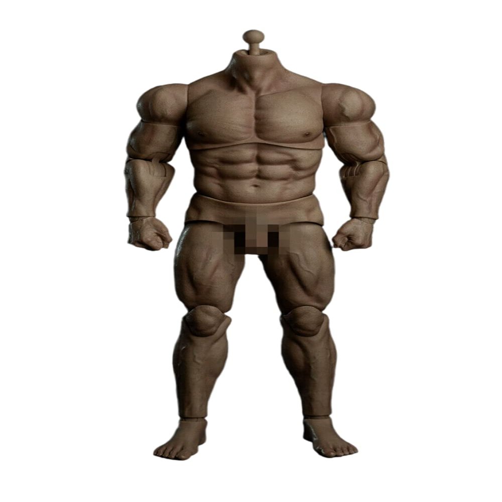 1/6 Scale Male Body, 12inches Male Joint Flexible Muscular Nude Action Figure Body Doll Collection