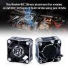 25mm RC Cooling Fan 32000RPM RC Car Fan 8.4V ESC Fan Heat Dissipation for 1/10, 1/8, 1/12 Scale RC Car ESC (Black Silver) view 2