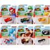Hot Wheels Super Mario Character Cars  Complete Bundle of 6 (GJJ23956G) | Includes Mario, Luigi, Princess Daisy, Blue Yoshi, Donkey Kong & Bullet Bill | 1:64 Scale Die-Cast Vehicles  Mattel Ages 3+ view 1