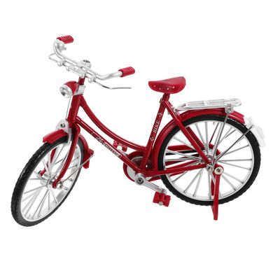 Garneck 1:10 Scale Vintage Bike Model Decor for Asian Alloy Ornament