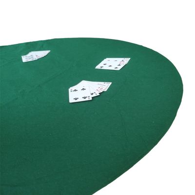 Ritadeshop Game Table Cover Fitted Table Cloth Elastic Round Felt Poker Table Cover Protector (Green, 36"-44")