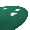 Ritadeshop Game Table Cover Fitted Table Cloth Elastic Round Felt Poker Table Cover Protector (Green, 36"-44")