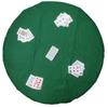 Ritadeshop Game Table Cover Fitted Table Cloth Elastic Round Felt Poker Table Cover Protector (Green, 36"-44") view 2