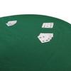 Ritadeshop Game Table Cover Fitted Table Cloth Elastic Round Felt Poker Table Cover Protector (Green, 36"-44") view 3