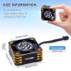25mm RC Fan 32000RPM/8.4V RC Cooling Fan Heat Dissipation for 1/10 1/8 1/12 Car TS120 TS160 TS120V2 TS160V2 ESC (Black+Orange) view 3