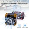 25mm RC Fan 32000RPM/8.4V RC Cooling Fan Heat Dissipation for 1/10 1/8 1/12 Car TS120 TS160 TS120V2 TS160V2 ESC (Black+Orange) view 4