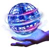 Ciniffo Flying Orb Ball Toy 2025  Light Up Hand Controlled Boomerang Spinner Mini Drone Toy, Hover Cosmic Globe Ball, Cool Christmas & Birthday Gift for Boys Girls Teens Ages 6+ (Blue) view 1