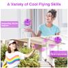 Ciniffo Flying Orb Ball Toy 2025  Light Up Hand Controlled Boomerang Spinner Mini Drone Toy, Hover Cosmic Globe Ball, Cool Christmas & Birthday Gift for Girls Boys Teens Ages 6+ (Purple) view 2